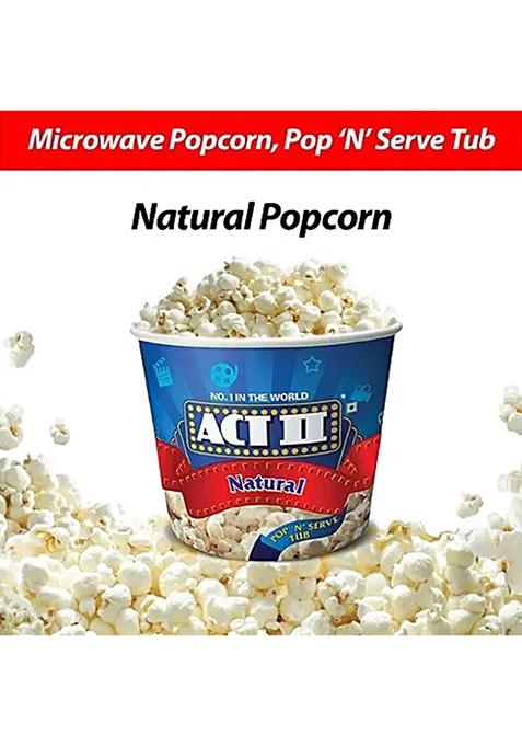 Act Ii Microwave Popcorn - Natural Flavour, Snacks, 130 g