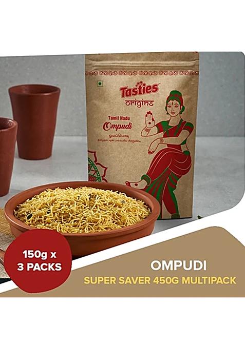 Tasties Origins Namkeen Om Pudi 3X150 g