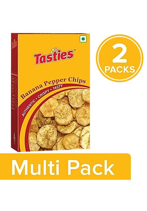 Tasties Namkeen Banana Pepper Chips 2X150 g