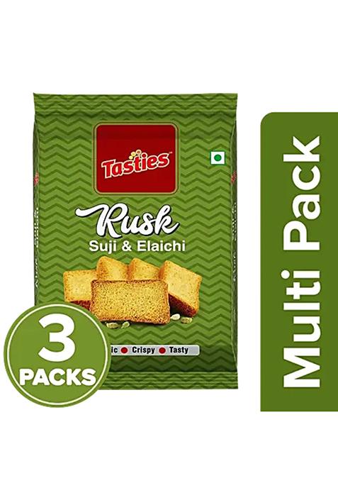 Tasties Rusk Suji Elaichi 3X200 g