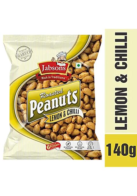 Jabsons Roasted Peanuts Lemon Chilli 140 g