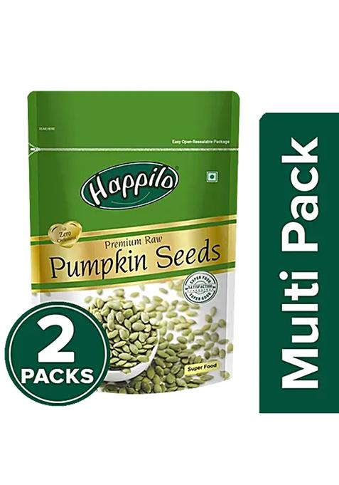 Happilo Premium Pumpkin Seeds All Natural 2X200 g Pouch