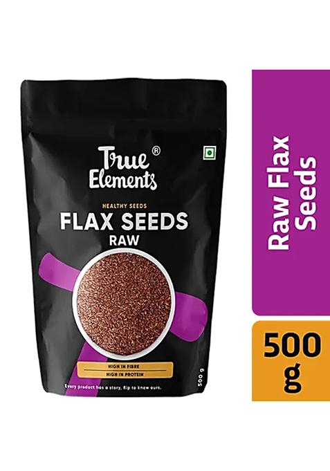 True Elements Flax Seeds Raw 500 g