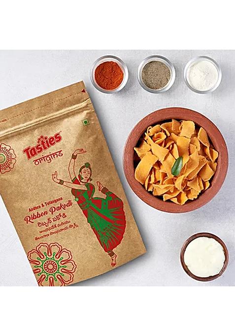 Tasties Origins Namkeen Ribbon Pakodi 150 g Pouch