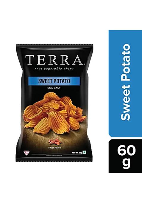 Terra Real Vegetable Chips - Sweet Potato, Sea Salt, 60 g Pouch