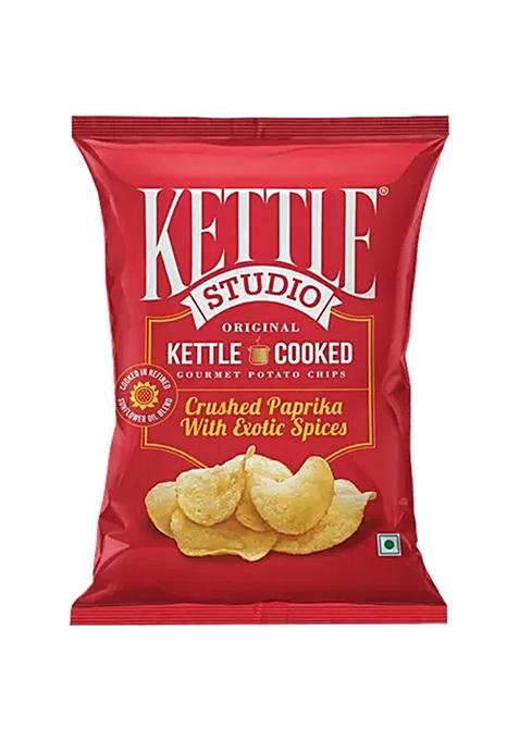 Kettle Studio Potato Chips - Crushed Paprika With Exotic Spices, 113 g