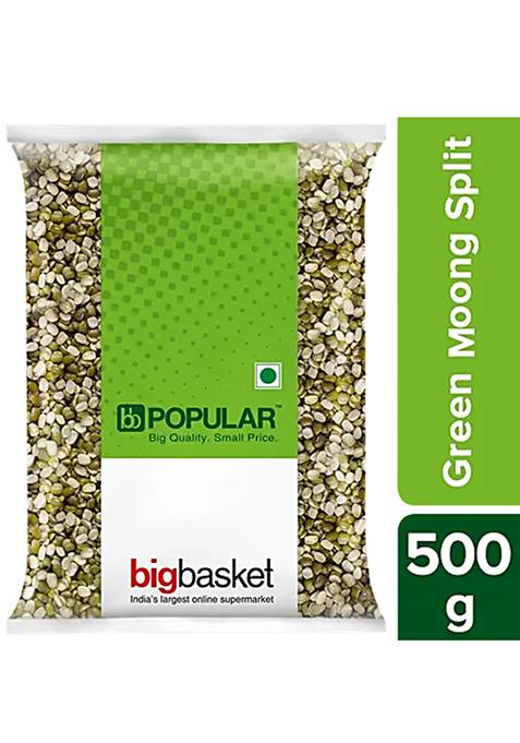 Bb Populargreen Moong Split 500g Pouch