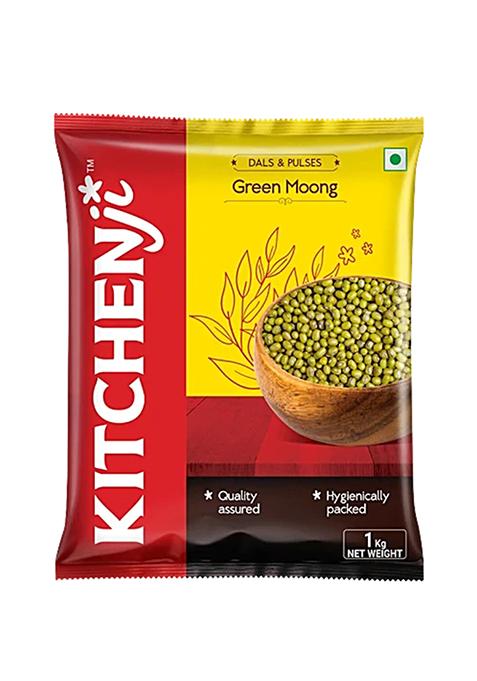 Kitchenjigreen Moong Whole 1 Kg