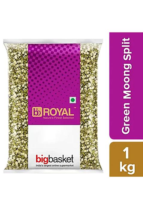 Bb Royalgreen Moong/Hesaru Kaalu Split Chilka 1 Kg Pouch