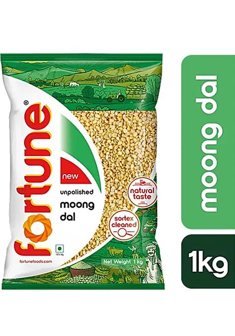 Fortune Moong Dal Unpolished And Sortex Cleaned 1 Kg