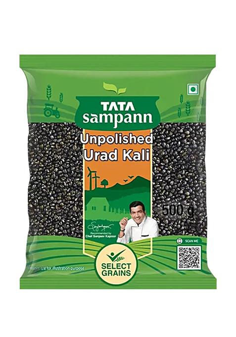 Tata Sampann Unpolished Urad Kali 500g Pouch