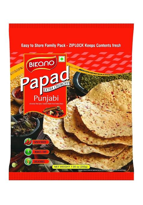 Bikano Papad Punjabi 200G