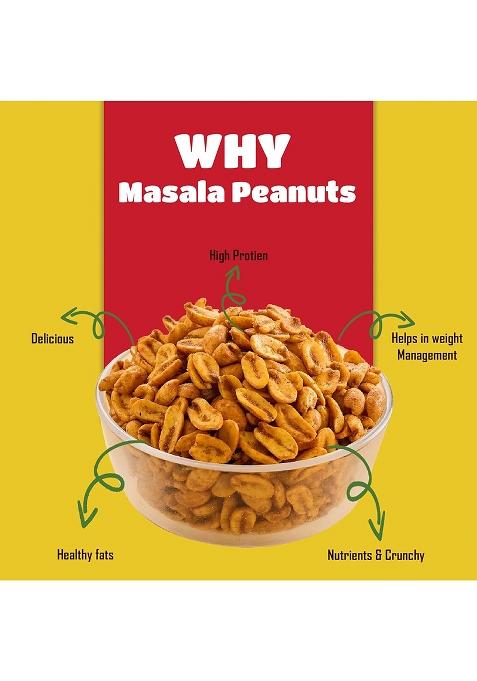 Gujjubhai Chatpata Masala Peanuts 100G