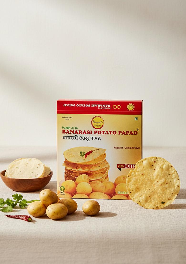 Banarasi Aloo Papad Regular Original Style 250Gms