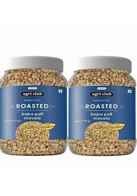 Agri Club Roasted Bajra Puff Masala 280 g, Pack of 2, Each 140 g