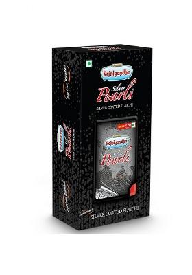 Rajnigandha Silver Pearls | Pack Of 5 (5.75 Grams X 5 Piece) | Silver Coated Elaichi | Breath Freshening Mint Mouthfreshener | Travel Pack