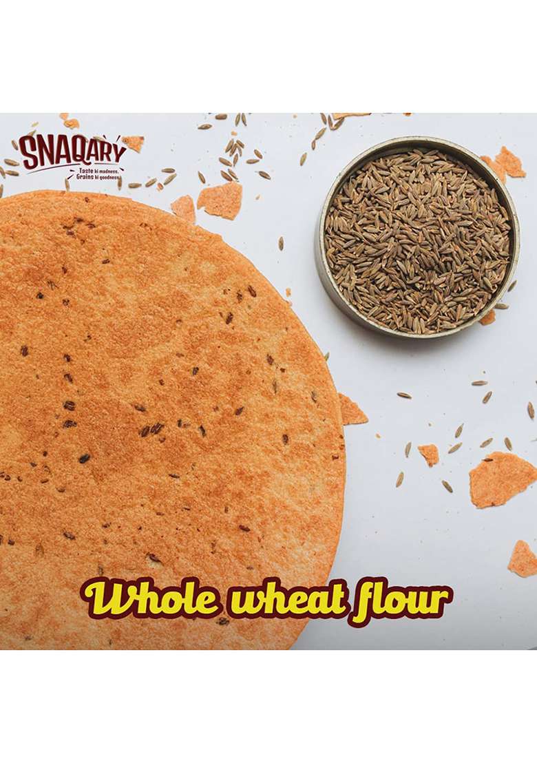 Snaqary Multigrain Khakhra Combo - Methi, Masala, Plain, Moong & Jeera | Wholesome Indian Snacks, 100% Natural, Diet-Friendly Delight (5 Packs, 200g Each) - Indya
