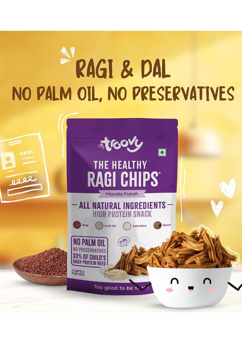 Troovy Healthy Masala Ragi Chips