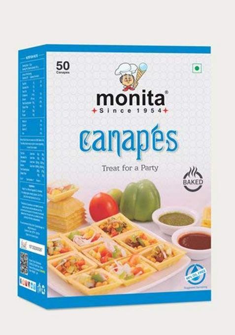 Monita Monita Canapes, 50Pcs (Pack Of 2)
