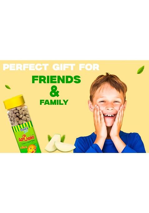 Alkas Chaska Bite Aam Chaska Chatpati Tablet Dry Mango Candy Digestive Pack Of 1 Chatpata Candy,250 Gram