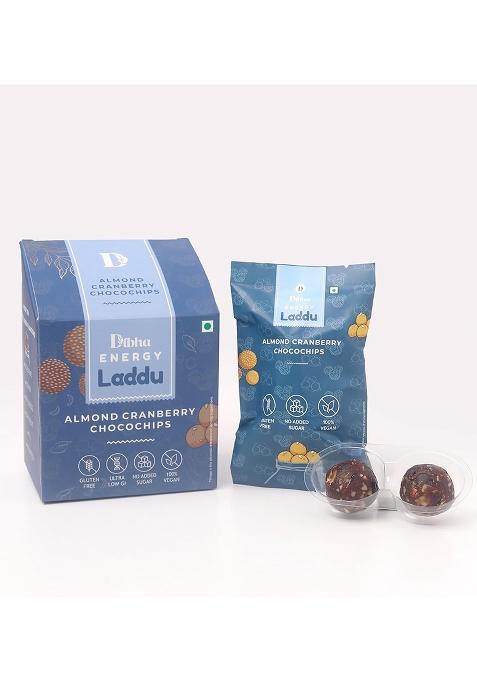 Dibha - Honest Snacking Dibha Cranberry Almond Chocochips Laddoo 130G (Set Of 10)_Bd0001