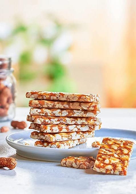 Paper Boat Chikki Jar, Peanut Bar, No Added Preservatives And Colours