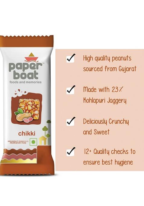Paper Boat Chikki Jar, Peanut Bar, No Added Preservatives And Colours