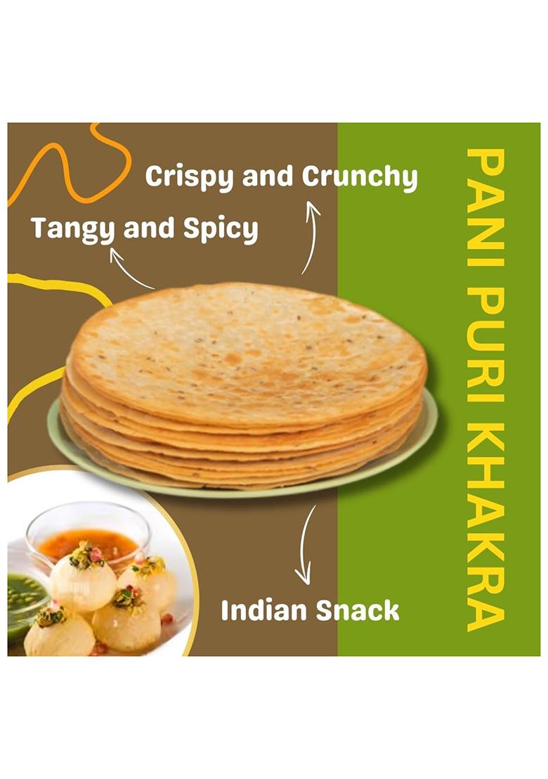 Jawai Roasted Whole Wheat Khakra Combo Plain Diet, Methi, Cheese, Pani Puri Khakhra Plant Based, Ready To Eat Healthy Snacks, Vaccum Packed Indian Snacks (Pack Of 4, 200 Gms Each)