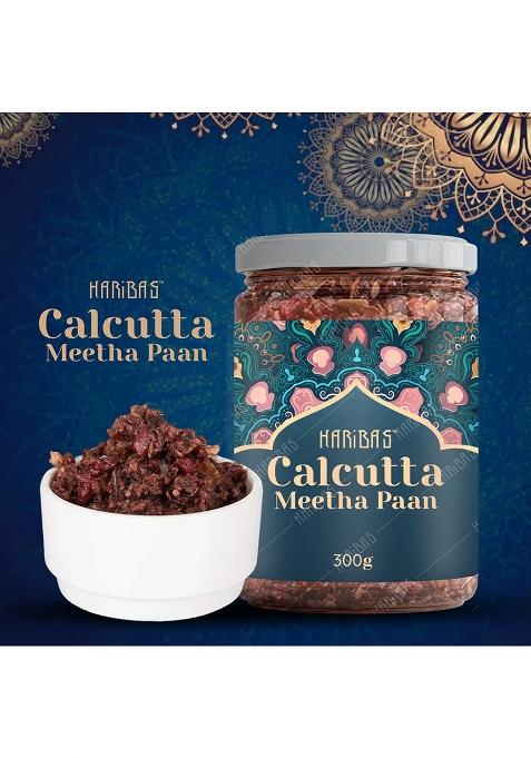Haribas Premium Calcutta Meetha Paan 300Gm, Without Supari
