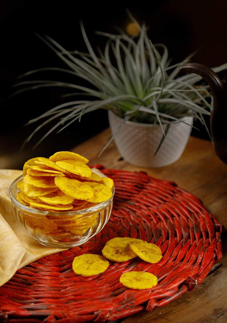 Flavours Of Calicut Kerala Banana Salted Chips, 1 Kg (Pack Of 2 X 500G)