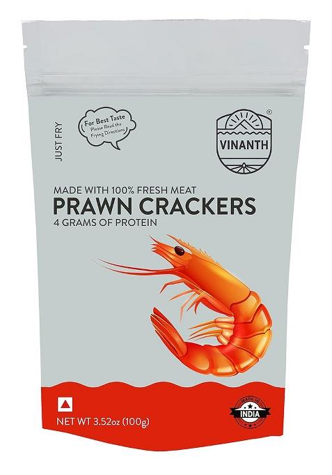 Vinanth Enterprises Vinanth Enterprises Fresh Meat Papad 100Gms (Prawn)