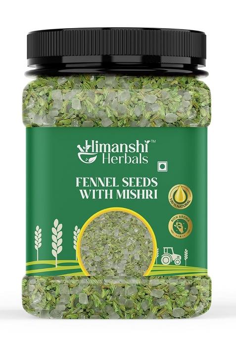 Himanshi Herbals Fennel Seeds(Saunf) With Mishri Dana/Deluxe Mouth Freshener/Mukhvas