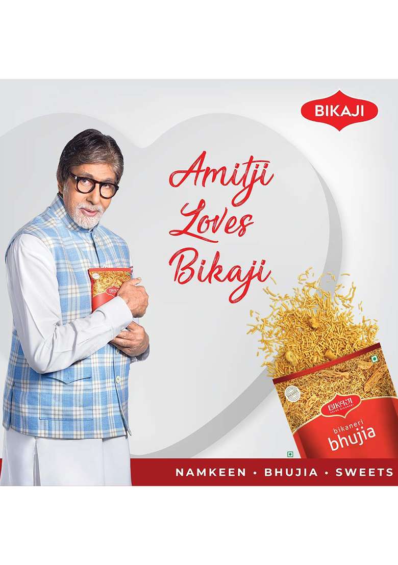Bikaji Aslee Bikaneri Falahari Mix Indian Namkeen Potato Sticks Snack 200Gm (Pack Of 2) - Indya