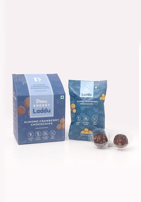 Dibha - Honest Snacking Dibha Cranberry Almond Chocochips Laddoo 130G (Set Of 10)_Bd0001