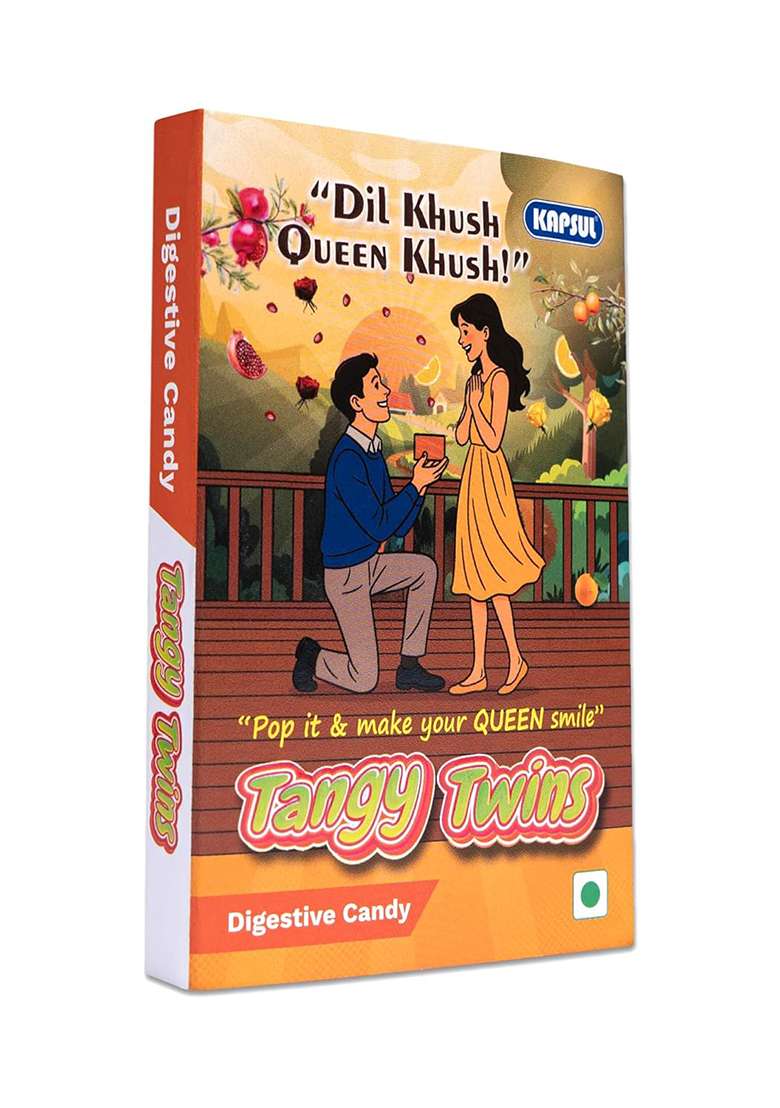 Kapsul Tangy Twins Digestive Candy By Foods - Indya