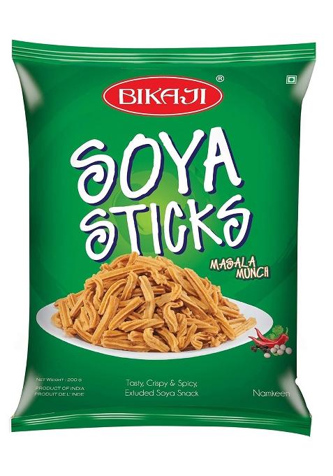 ‎Bikaji Aslee Bikaneri Bikaji Aslee Bikaneri Soya Stick Indian Namkeen Snack 200G Pack Of 4