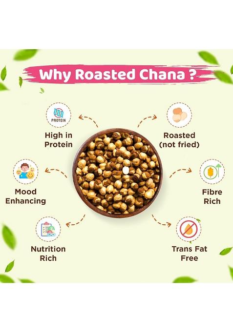 Yumflick Yumflick Plain Roasted Chana With Skin