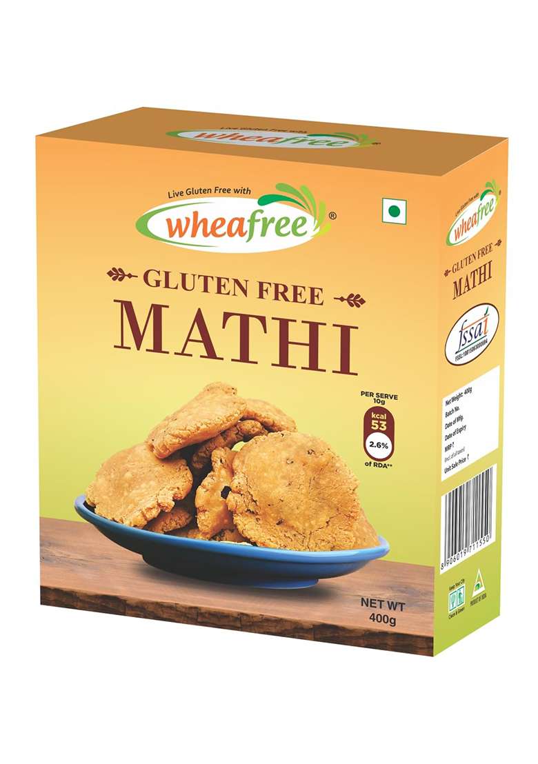 Wheafree Gluten Free Mathi 400G - Indya