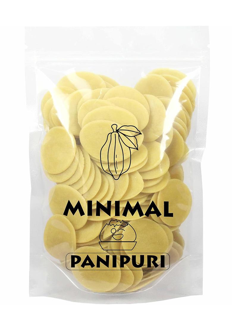 Minimal Minimal Ready To Fry Dry Golgappa(Oval Papad),1Kg