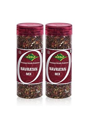 Bullion Mouth Freshener Dizzle Navratan Mix Ã¢â‚¬â€œ Premium Nine Gems 170 g x2 combo