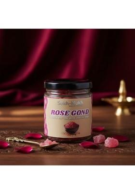 Sukh-Mukh Swad Parampara Ka ROSE GOND I Homemade by SukhMukh I Healthy - Refreshment I Mukhwas I Mouth Freshener I Pack of 1-100gms