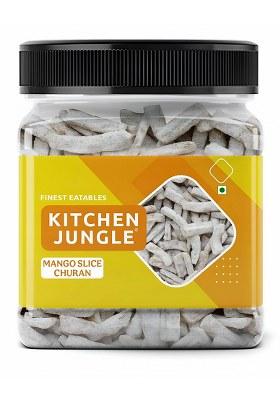 Kitchen Jungle Mango Slices Churan Mouthfreshner/Mukhwas 300 gm Jar aam papad churn