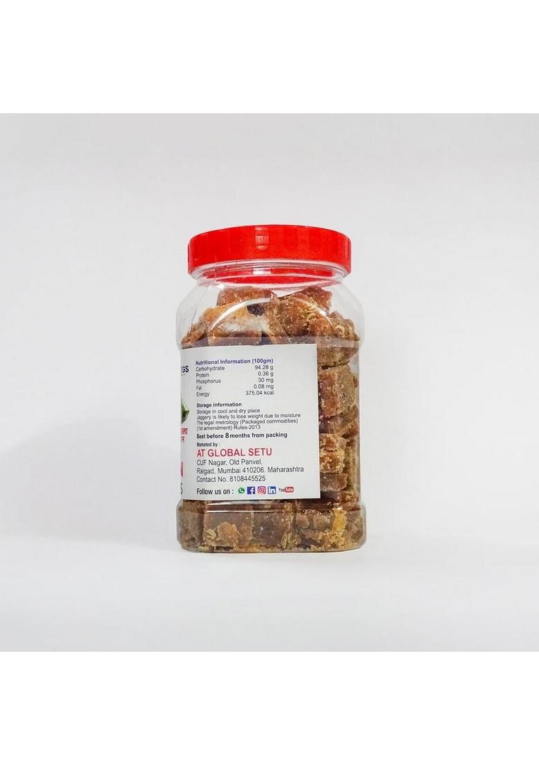 Atgs Masala Paan Mini Organic Jaggery Cubes 500 gm Organic | After Meal Snack | Mukhwas | No Preservatives Added