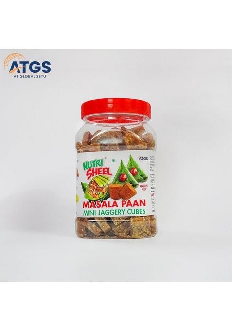 Atgs Masala Paan Mini Organic Jaggery Cubes 500 gm Organic | After Meal Snack | Mukhwas | No Preservatives Added