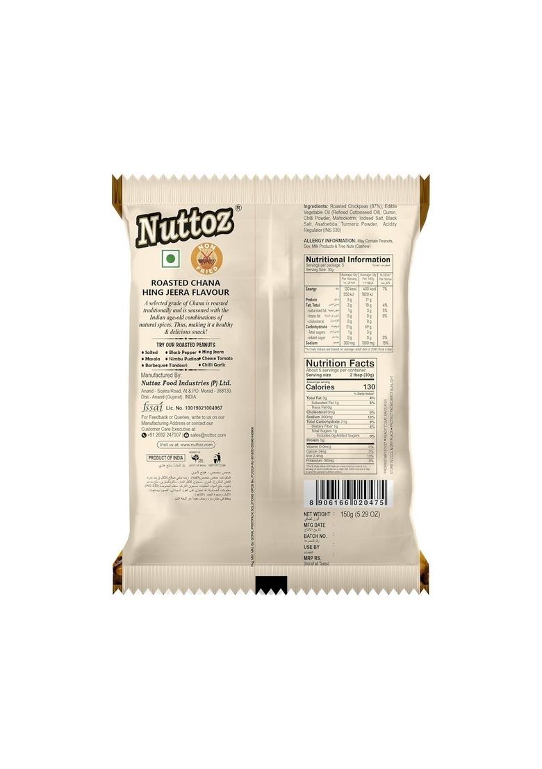 Nuttoz Roasted Chana Hing Jeera