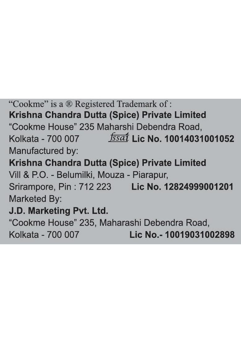 Cookme Masala Papad 400g (2 Pkt of 200g each)| Authentic Spicy Dal Papad | Crispy & Crunchy Snack | Ready to Fry or Roast | Traditional Indian Taste | Veg Snack & Appetizer