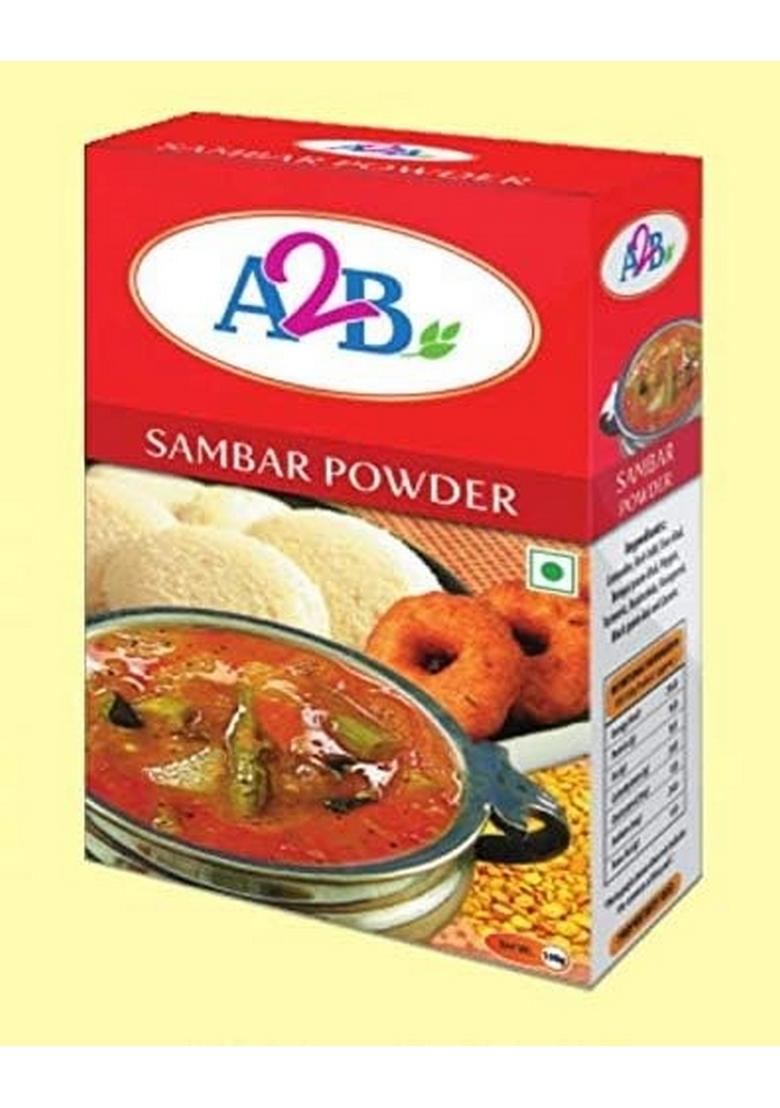 A2B Adyar Anand Bhavan Sweets and Snacks South Indian Special Sambar Powder (Pack of 4 * 100 GM)