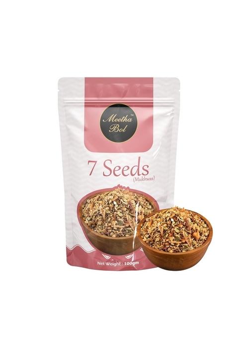 Meetha Bol 7 Seeds Mukhwas Mouth Freshener - 250g | A healthy mix of seeds with digestive aid | Premium Mukhwas for Digestion & Fresh Breath | 7 Exotic Natural Ingredients - Pumpkin, sunflower watermelon, muskmelon, flax, dhaniya dal, sesame, fennel, ment