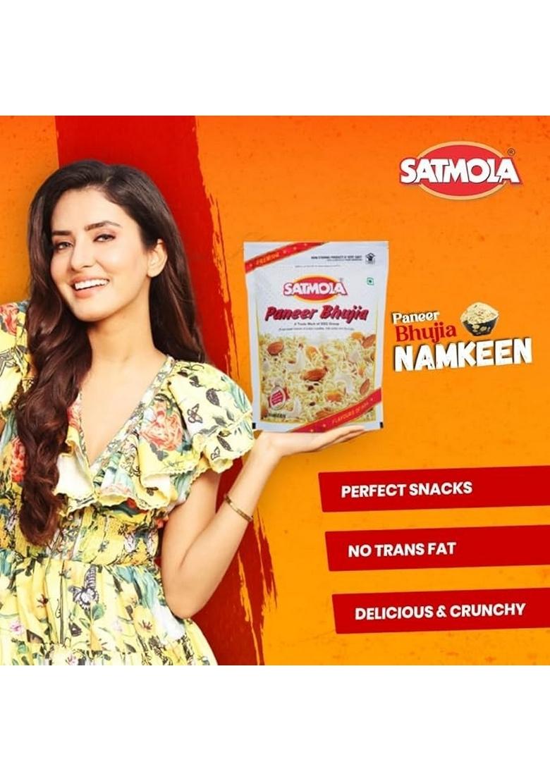 Satmola Paneer Bhujia Namkeen, Healthy Snacks for adults & kids | India's First Authentic Paneer Bhujia Namkeen