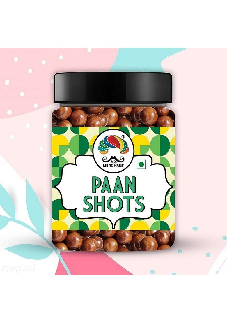 Mr. Merchant Paan Shots (Instant Paan, Mouth freshener, Mukhwas) Pan Flavor Candy, 250g